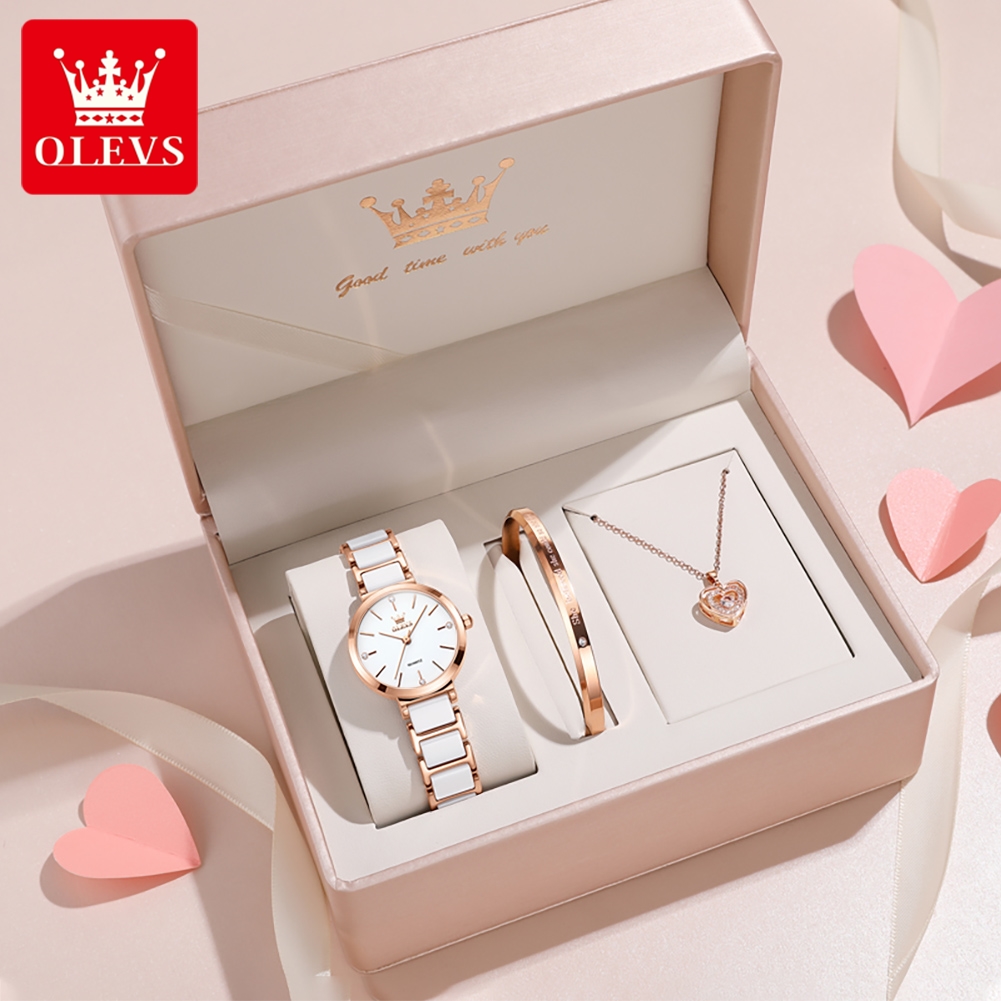 Watch Accessories - OLEVS Reloj de mujer 5877 Reloj