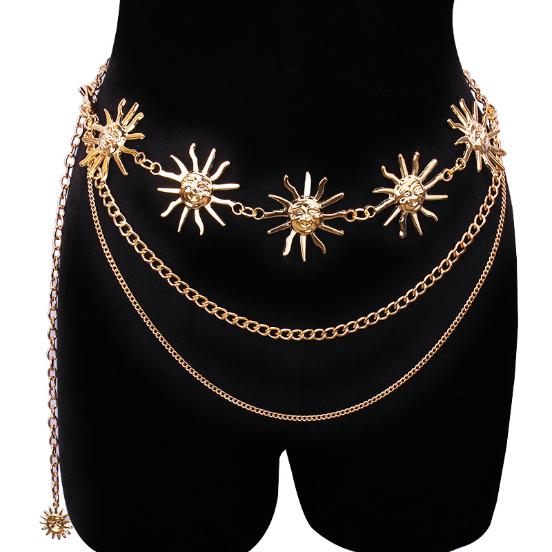 Body Jewelry - Cinturones de cintura de Metal con