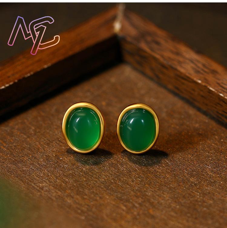 Pendientes de Jade Natural ver - Earrings reseña y precio