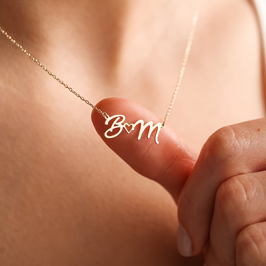 Collares con nombre personaliz - Custom Name Necklace Stainless Steel reseña y precio