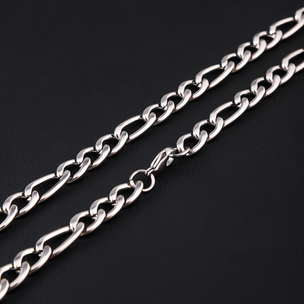 Cadena Figaro de acero inoxida - Cuban Link Chain 12Mm reseña y precio