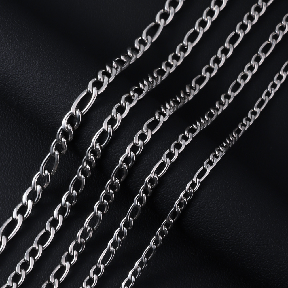Cadena Figaro de acero inoxida - Cuban Link Chain 12Mm reseña y precio